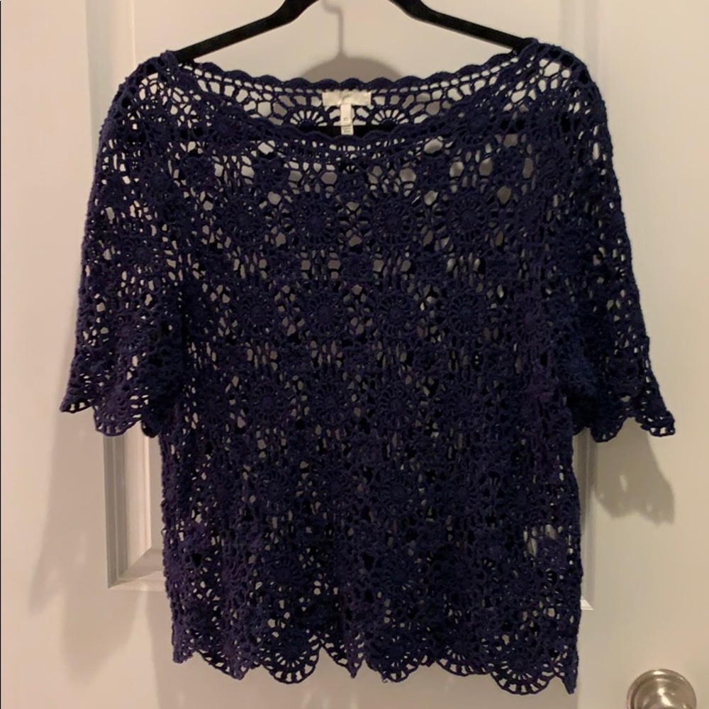 Joie crocheted top